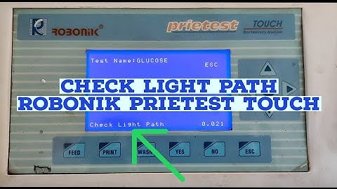Robonik Semi Auto Analyser | CHECK LIGHT PATH ERROR | Mr Biomedical