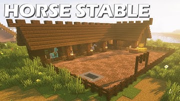 Build a PERFECT Minecraft Stable! 🐎 Step-by-Step Tutorial