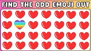 HOW SHARP ARE YOUR EYES | Find The Odd Emoji | Emoji Puzzle | Hard Puzzles | Party Games