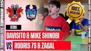 Davisito Vs Rodris 7S Vs Mike Shinobi Vs Zagal Filtros Tercera Fecha Miraelbuenrap Bpz 2025