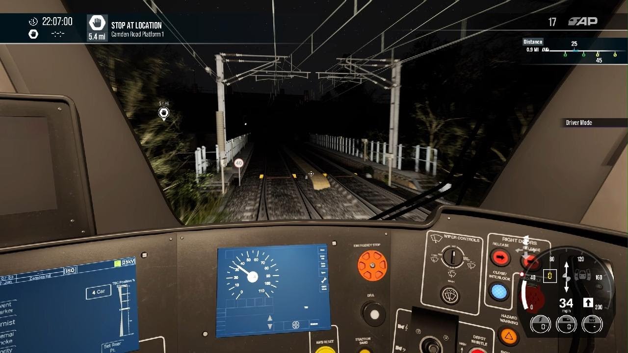 TSW 5 - Stratford To Camden Road (Class 710 TFL) Not In Service Midnight shift 🇬🇧