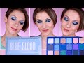 Палетка Blue Blood palette Jeffree Star: три макияжа и почти обзор. Голубой каял Beauty Bomb