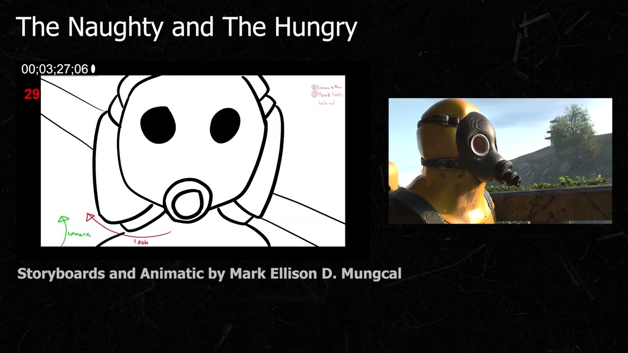 The Naughty and The Hungry - Short Film (FILM vs ANIMATIC)