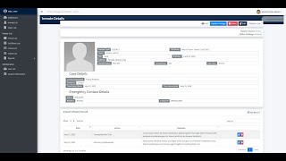 Prison Management System in PHP DEMO screenshot 1