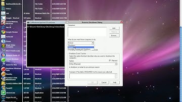 How to shutdown any School computer from the computer lab.