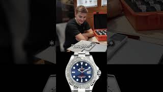 Rolex Deal Negotiation - Steel Yacht-Master Watch Blue Dial