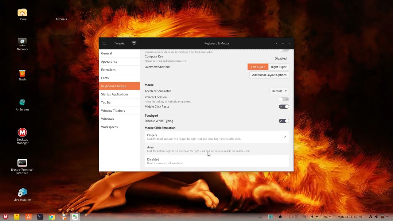 right click Mouse fix for Gnome