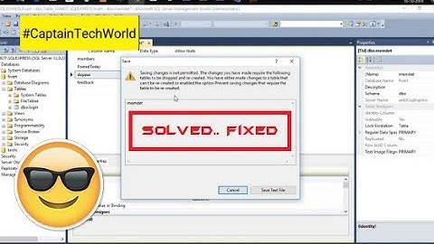 #CaptainTechworld | How to solve Sql Server 
