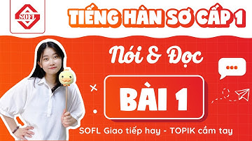 BÀI 1 LUYỆN ĐỌC - NÓI TIẾNG HÀN TỔNG HỢP SƠ CẤP 1 | HỌC TIẾNG HÀN ONLINE