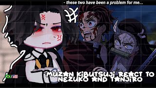 •|Muzan Kibutsuji react to Nezuko and Tanjiro Kamado|•GACHA CLUB 🇧🇷/🇺🇸