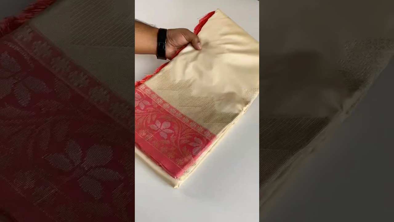 Dual Tone Designer Banarasi Soft Silk Saree