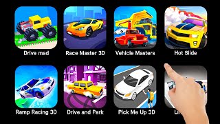 Drive Mad, Hot Slide, Pick Me Up 3D, Race Master 3D, Line Race, Drive and Park, Vehicle Masters… screenshot 4