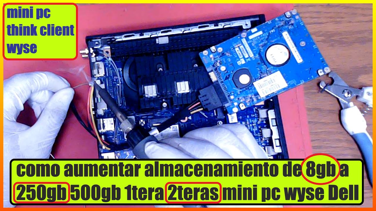 como instalar disco duro ssd 2.5 en pc wyse dell aumentar ...