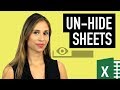 3 Easily Unhide All Sheets in Excel & Learn How to Hide Them Too 🔓