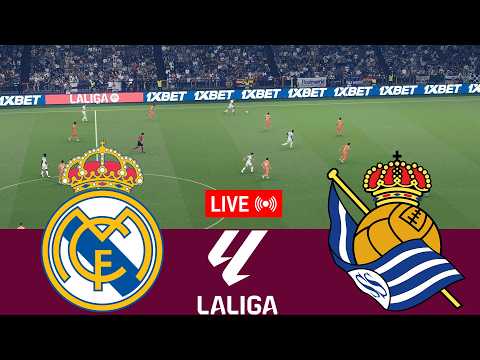 LIVE Real Madrid Vs Real Sociedad La Liga 25 26 Full Match Video Game Simulation 