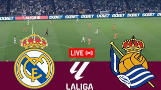 [LIVE] Real Madrid vs Real Sociedad La Liga 25/26 Full Match - Video Game Simulation