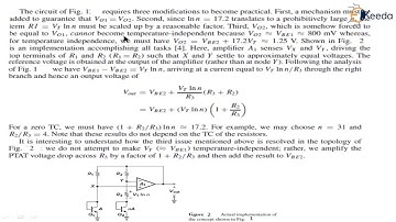 Bandgap Reference - Analog Building Block - Analog & Mixed VLSI Design