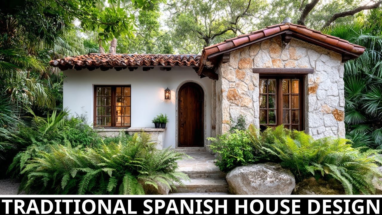 Миниатюрный дом в испанском стиле | Возрождение очарования традиционной архитектуры