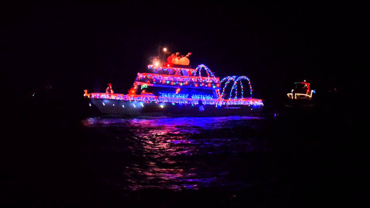 Destin Christmas Boat Parade 2015 YouTube