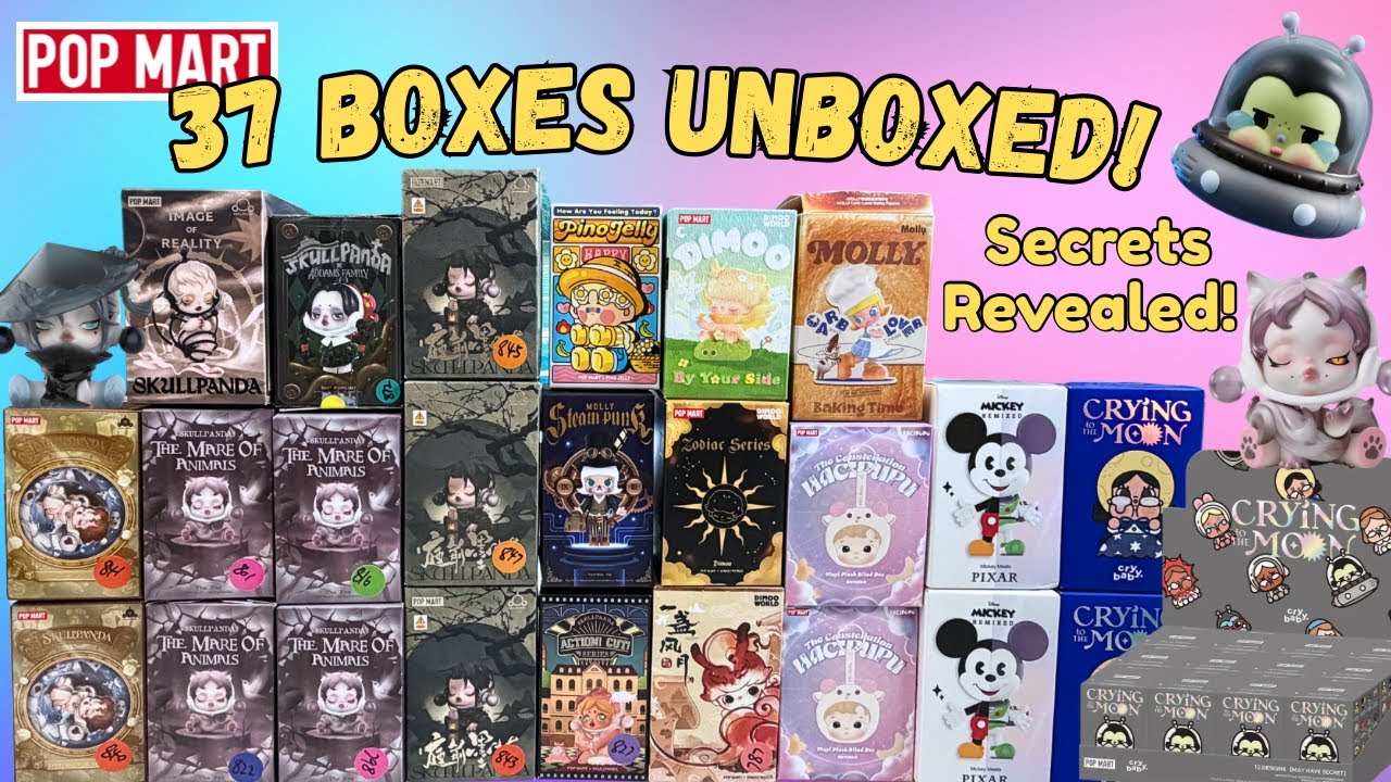Мега-распаковка Pop Mart | Найдены редкие и секретные фигурки!