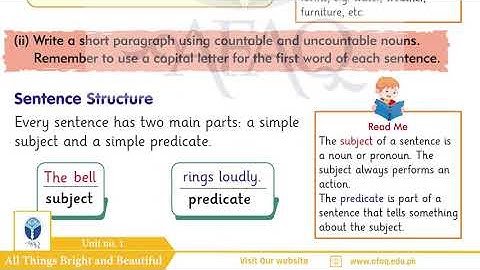 NSS Grade 05 English Chapter 01 Part 02
