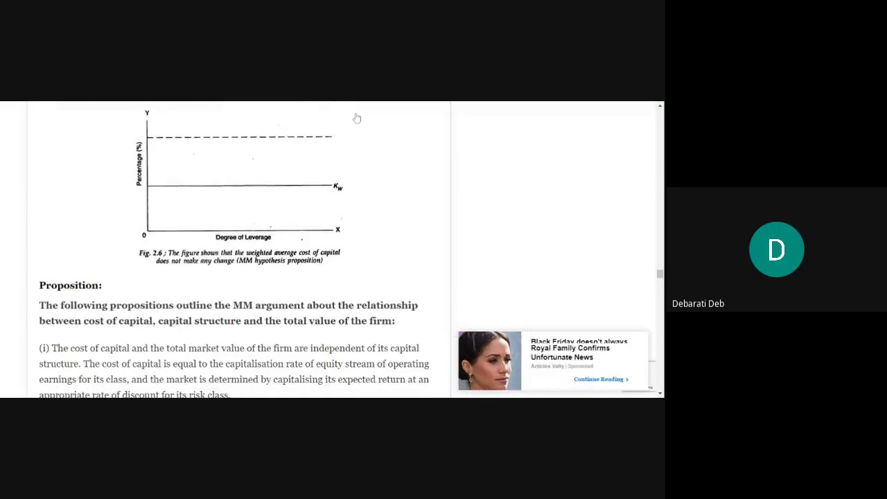 Class recording_20/11/2020_Modigliani-Miller Approach to Capital Structure