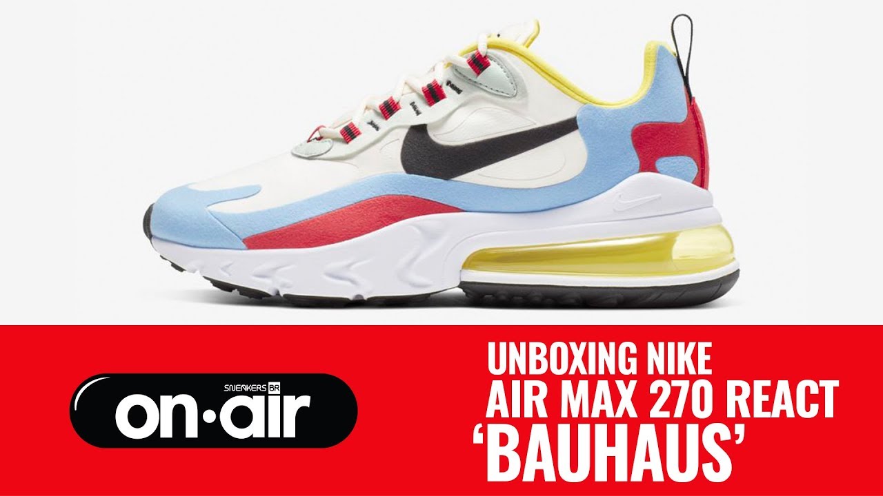 BackseriesTV: Review Nike Air Max 270 React Bauhaus - Backseries