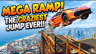 🔴GTA 5 Mega Ramp Challenge MODS #gtamodenhancedgaming PART-2 #shortsfeed #live #megaramp