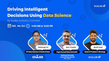 Driving Intelligent Decisions using Data Science | Scaler Academy