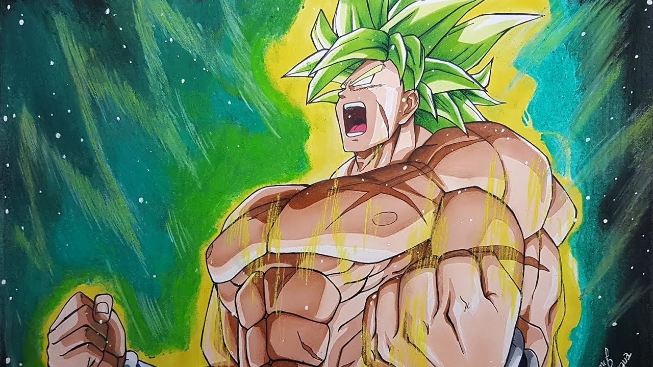 Drawing Broly From Dragon Ball Super The Movie  YouTube