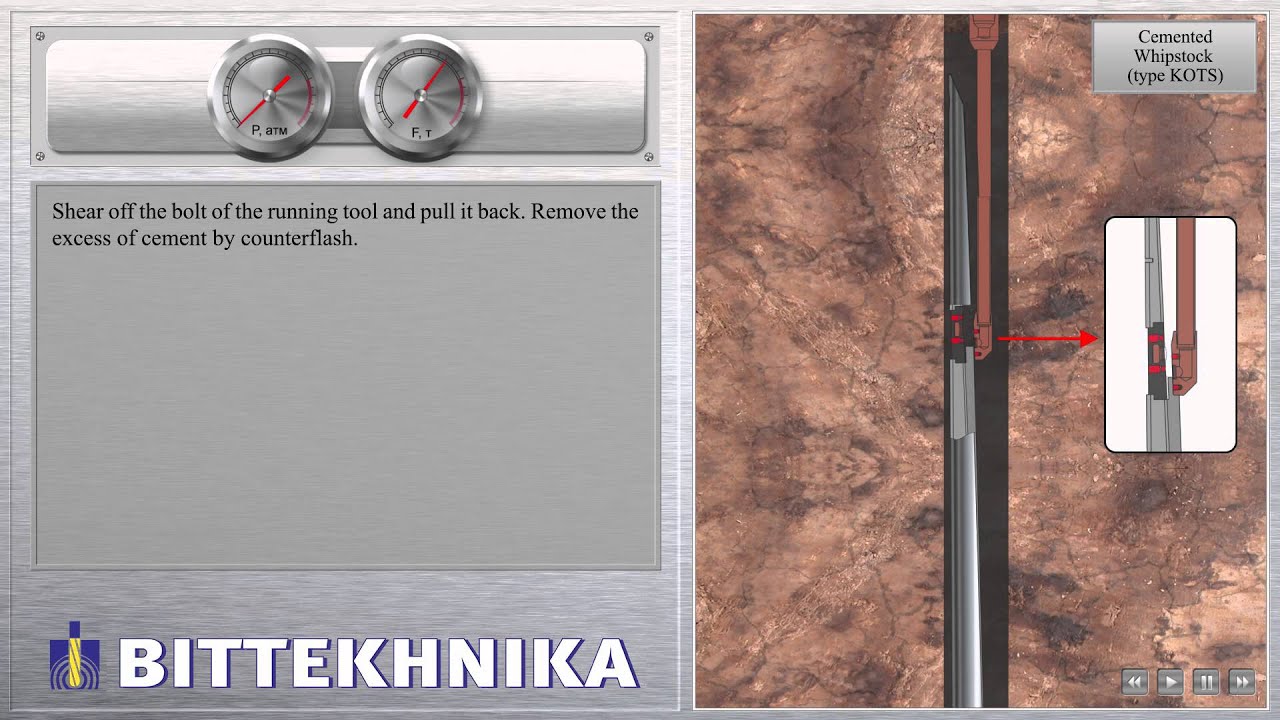 Cemented whipstock КОTS