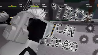 The Strongest Battlegrounds - Trash can combo [Roblox]