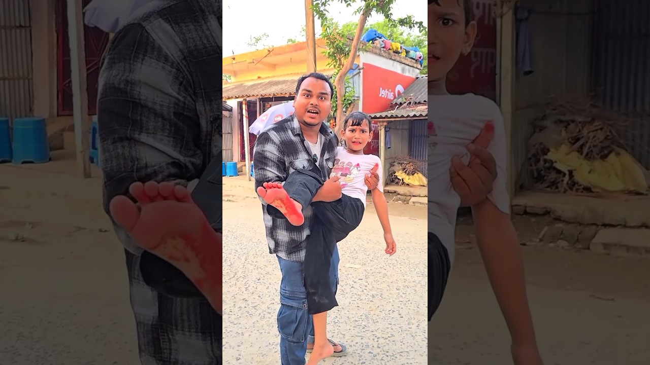 রক্ত নাকি রং? মামা তো শেষ! 🩸🤣🏃‍♂️ #shorts #viral #comedy