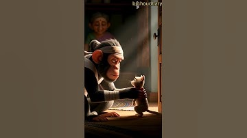 story of monkey and cat🐒🐈 #ai  #shorts