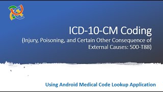 ICD-10 CM Coding (Injury, Poisoning and Certain Other Consequence of External Causes: S00-T88) screenshot 3