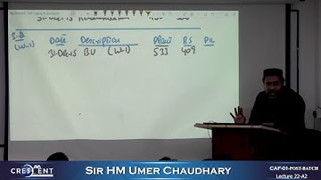 CAF 1 POST BATCH Sir Umer Lecture 22 A2