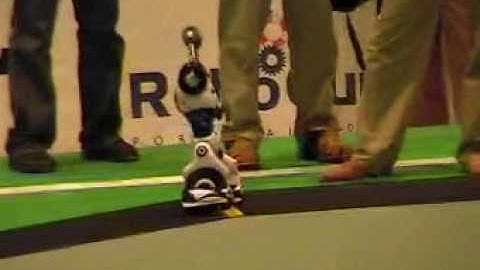 Braitenberg vehicle at RoboCup 2004 in Lisbon