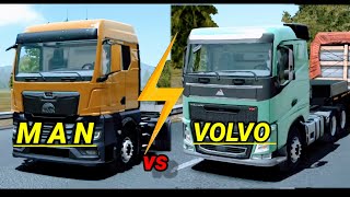 Truckers Of Europe 3 Gameplay | MAN vs VOLVO Truck  Speed Comparison | Android or iOS |