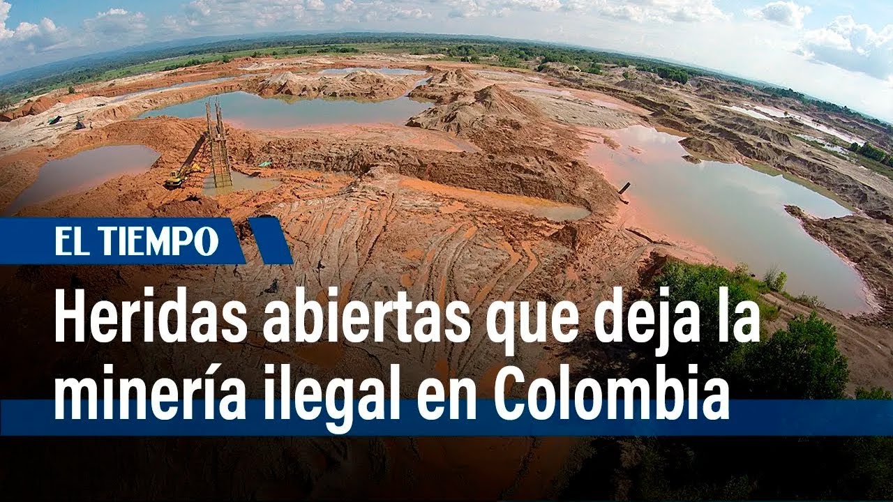 Minería ilegal: estos son los cráteres de la explotación de oro en ...