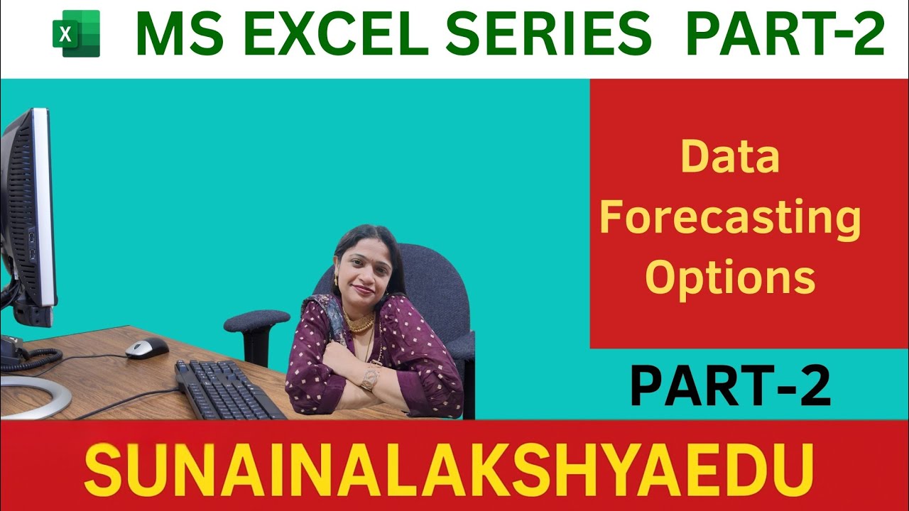 Excel Data Forecasting | Excel Series Part-2 | MS Excel Tutorial in ...
