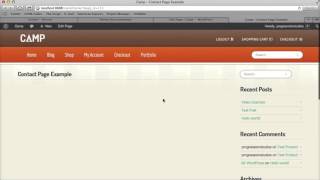 Camp Page Templates screenshot 4