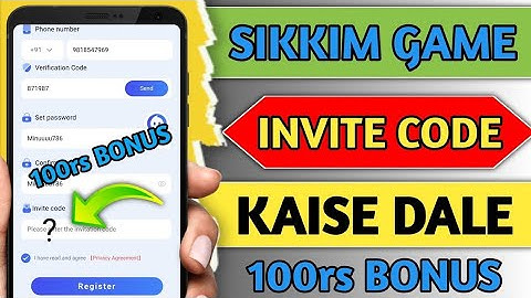 Sikkim Game Invite Code Kaise Dale | Sikkim Game Invitation Code | Sikkim Game Invite Code