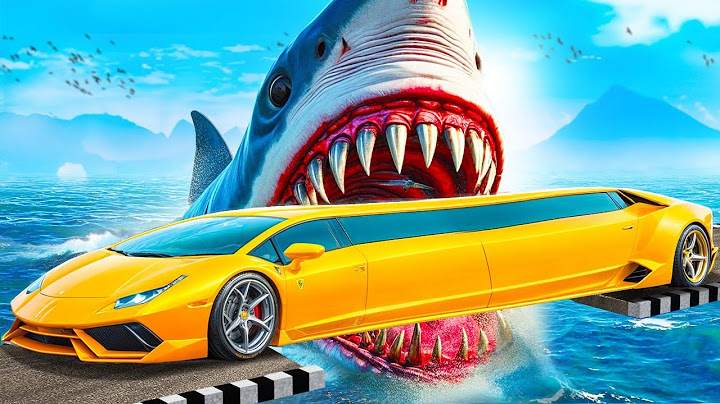 CAN LAMBО DRIVE OVER A MEGALODON IN GTA 5? - GTA 5 EXPERIMENT