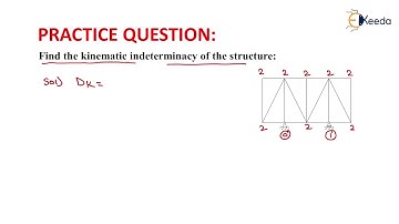 5th Numerical of Indeterminancy of Trusses | Introduction of Structures and Indeterminacy | GATE