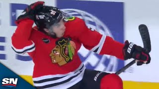 Download lagu Blackhawks' Frank Nazar Scores First NHL Goal In His Debut Game