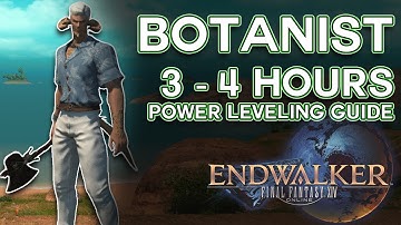 Leveling Botanist from 80 to 90 in 3 - 4 hours - FFXIV Endwalker
