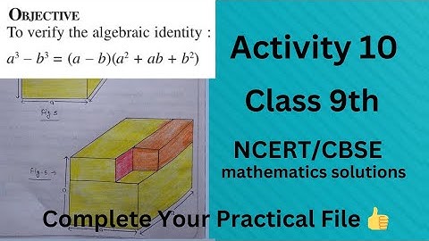 Maths Lab Activity 10 Class 9// Maths Practical// Class 9 Maths Activity Solution// CBSE board #file