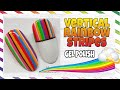 🌈 RAINBOW | Stripes | Gel polish | Summer design