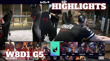 G2 Esports vs Excel - Highlights | Week 8 Day 1 S11 LEC Spring 2021 | G2 vs XL