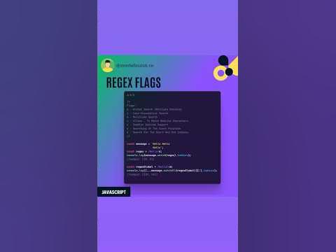 Javascript, Regex Flags #javascript - YouTube